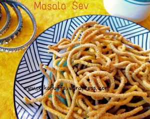 Masala sev recipe How to make masala sev Teekha sev recipe Indian snack Savoury snacks Diwali recipes Besan sev recipe  Kara Sev recipe 