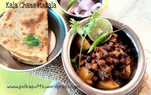 Kala Chana masala Chana masala recipe Indian recipes Polkapuffs recipe Main course Meal ideas