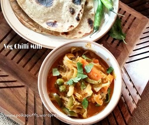 Veg chilli Milli recipe Polkapuffs recipe Indian recipes Restaurant style dish