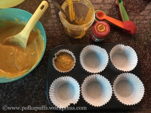 Eggless cinnamon sugar pumpkin muffins Polkapuffs recipe Eggless vegan muffins